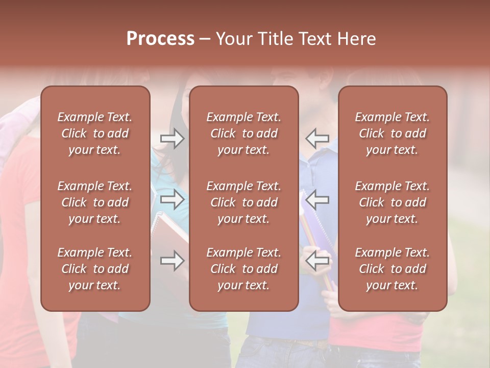 School Team Lifestyle PowerPoint Template