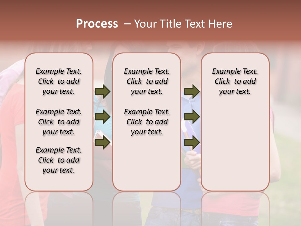 School Team Lifestyle PowerPoint Template