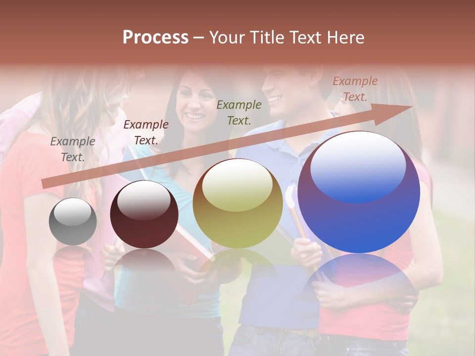 School Team Lifestyle PowerPoint Template