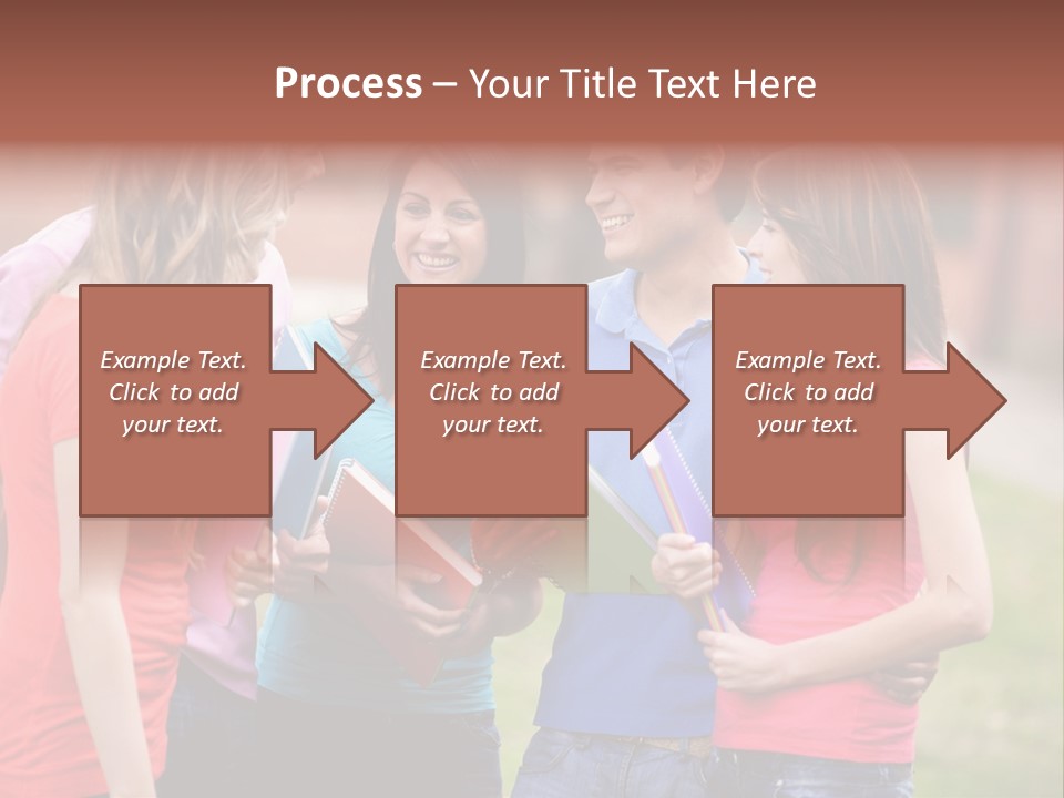 School Team Lifestyle PowerPoint Template