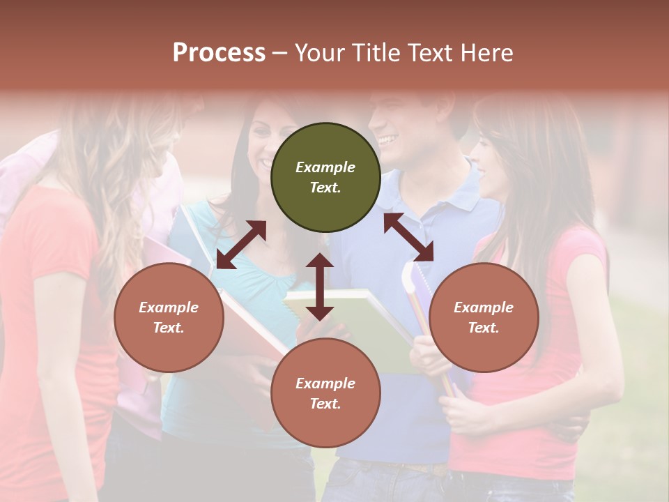 School Team Lifestyle PowerPoint Template