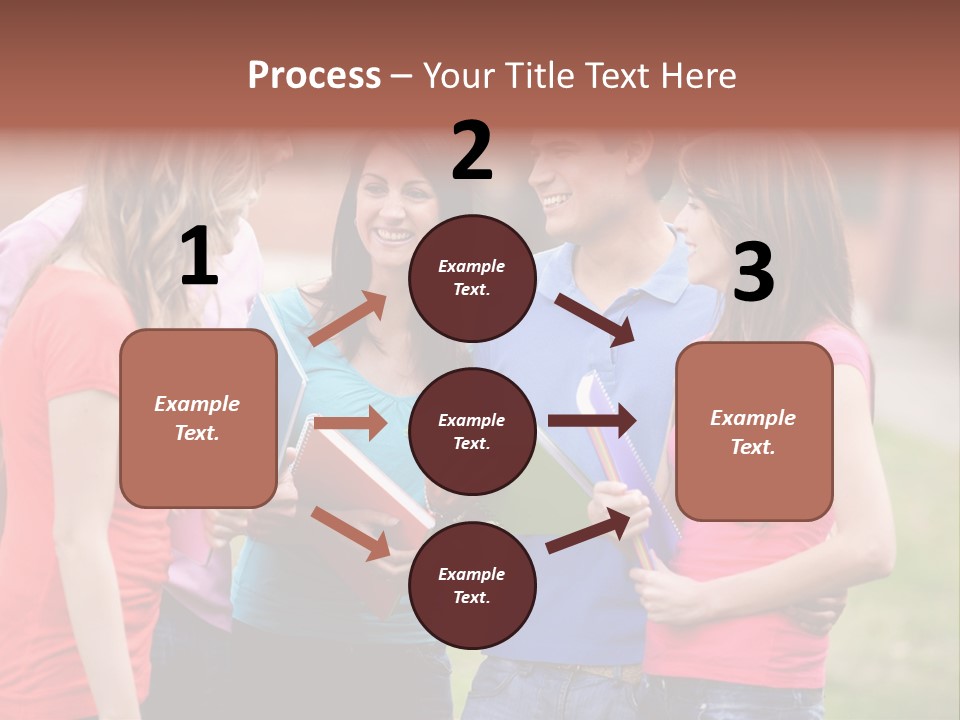 School Team Lifestyle PowerPoint Template