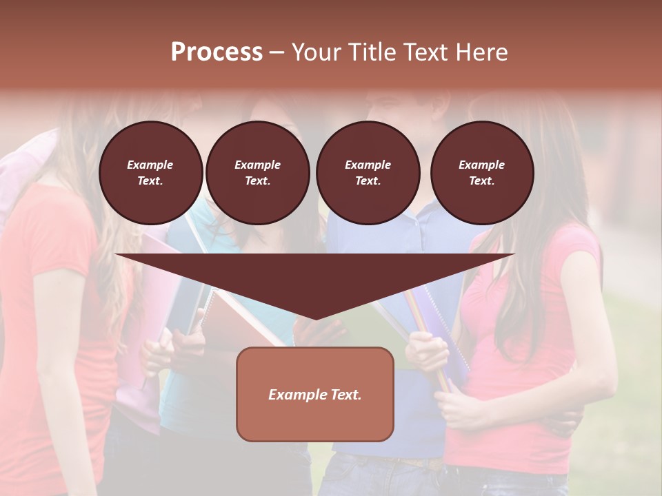 School Team Lifestyle PowerPoint Template