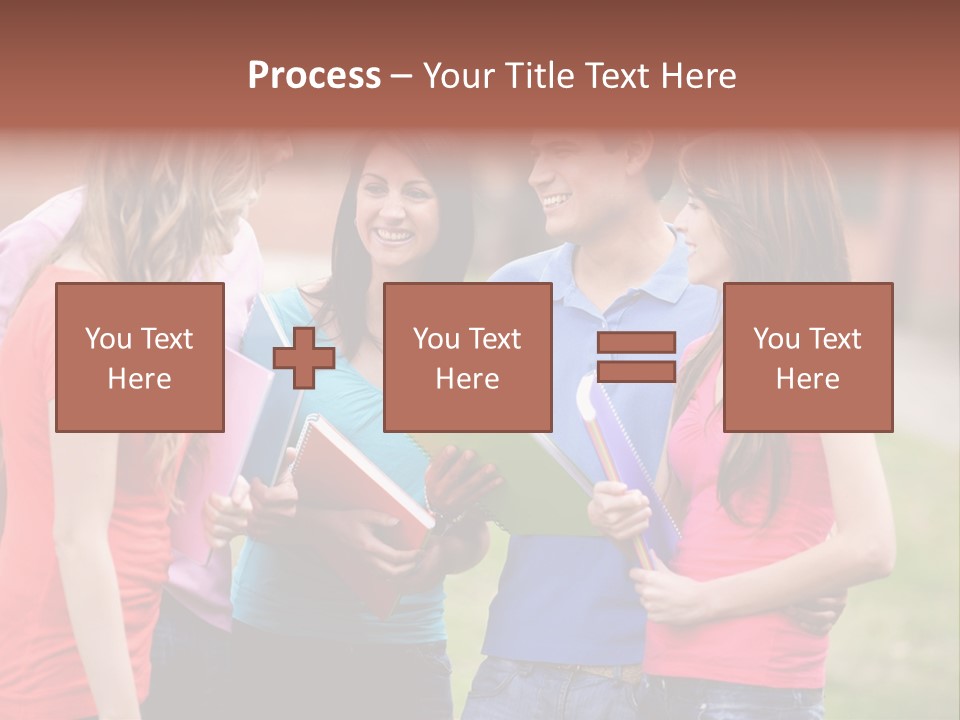 School Team Lifestyle PowerPoint Template