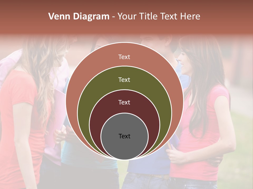 School Team Lifestyle PowerPoint Template