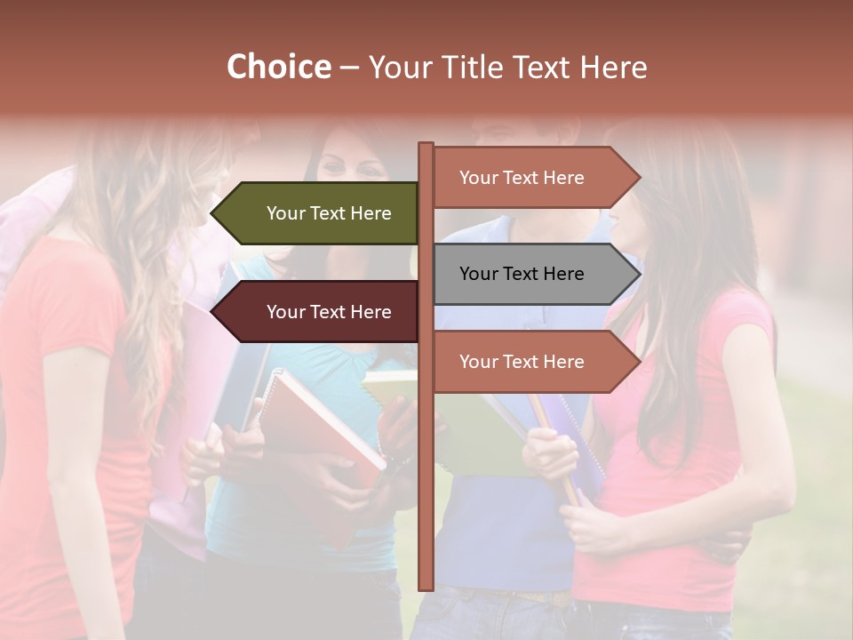 School Team Lifestyle PowerPoint Template