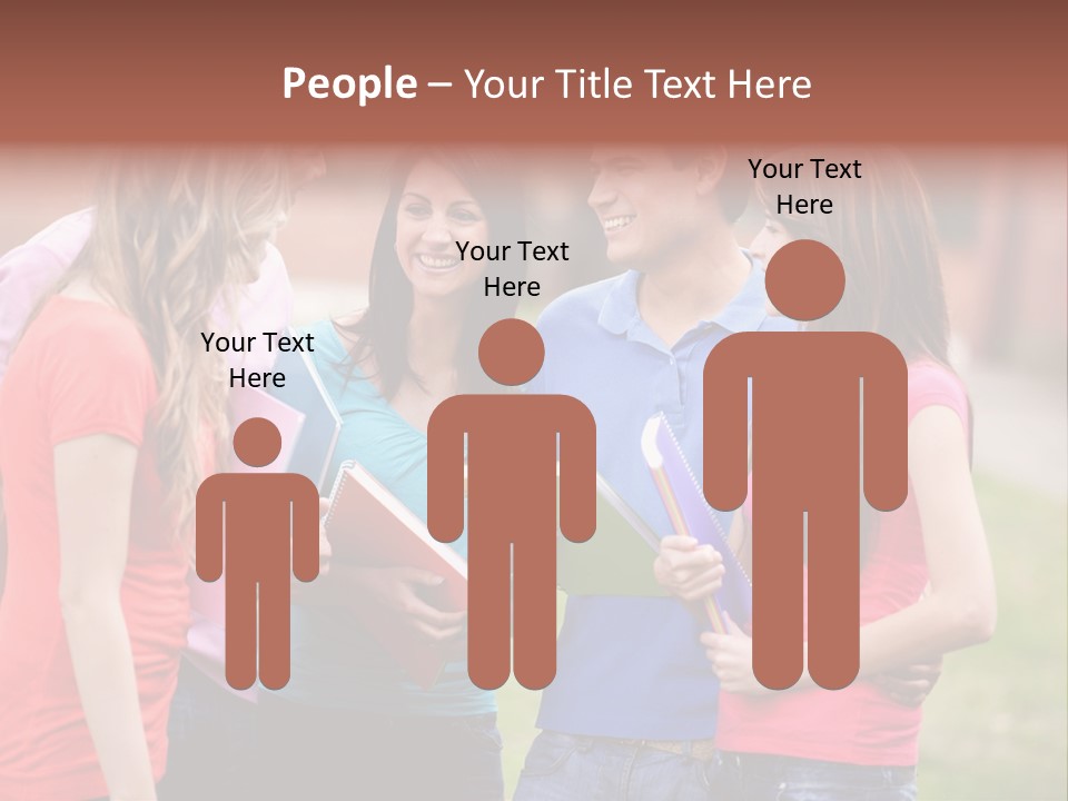 School Team Lifestyle PowerPoint Template