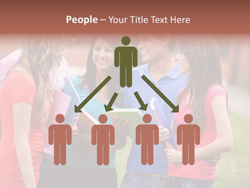 School Team Lifestyle PowerPoint Template