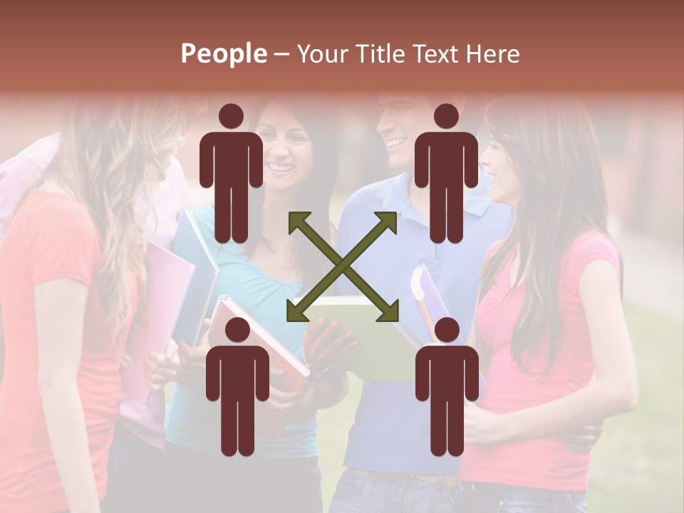 School Team Lifestyle PowerPoint Template