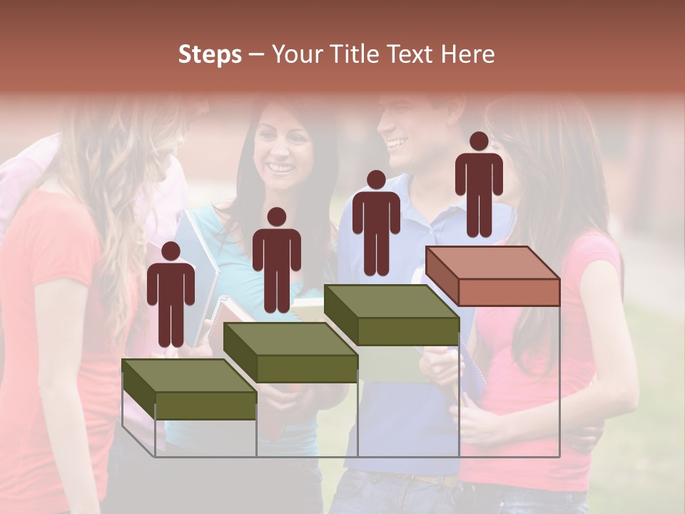 School Team Lifestyle PowerPoint Template