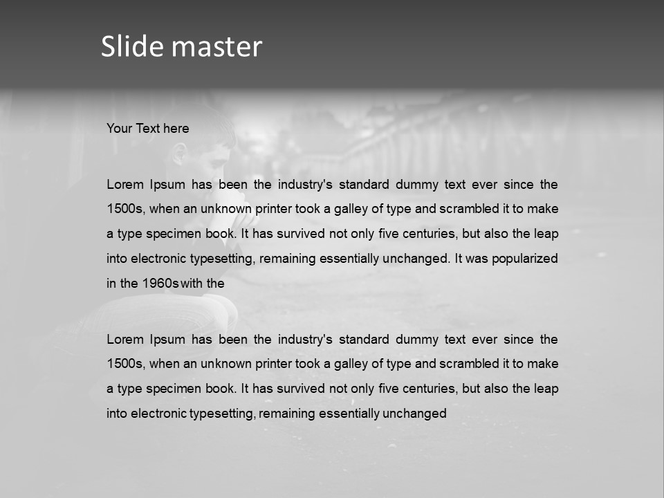 Failure Urban Social PowerPoint Template