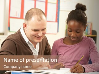 Learning Primary School Studying PowerPoint Template