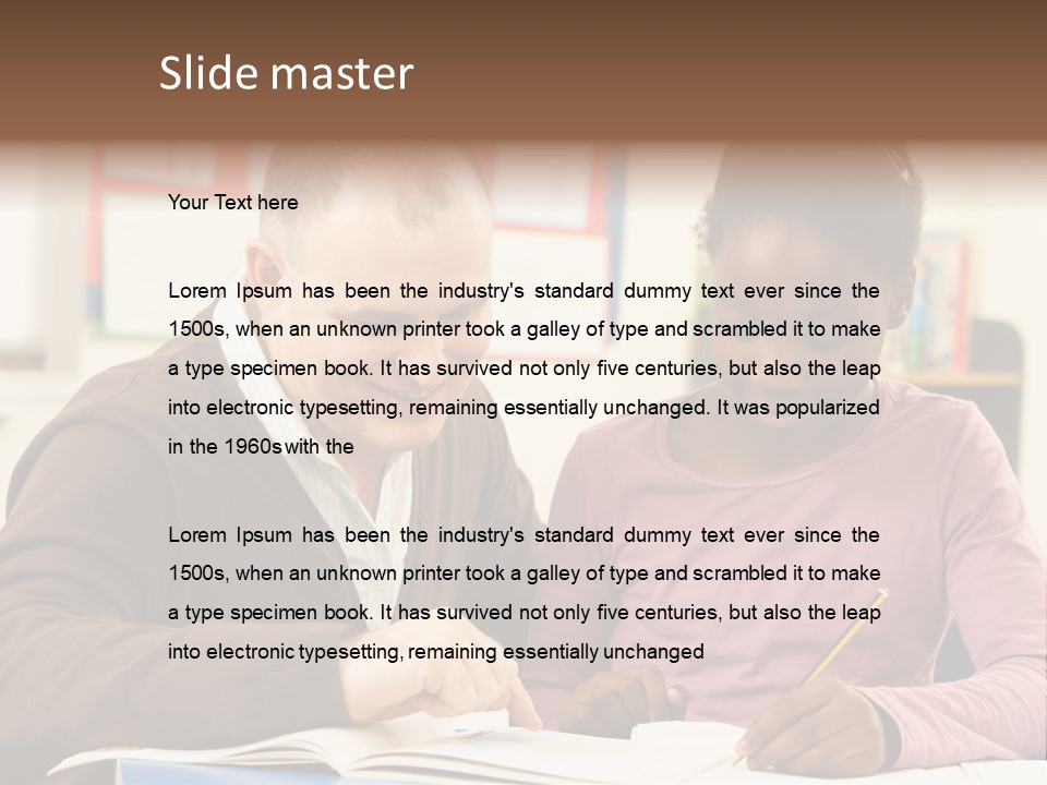 Learning Primary School Studying PowerPoint Template