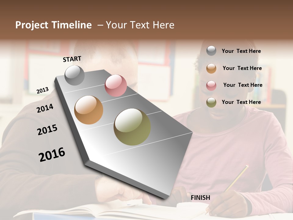 Learning Primary School Studying PowerPoint Template