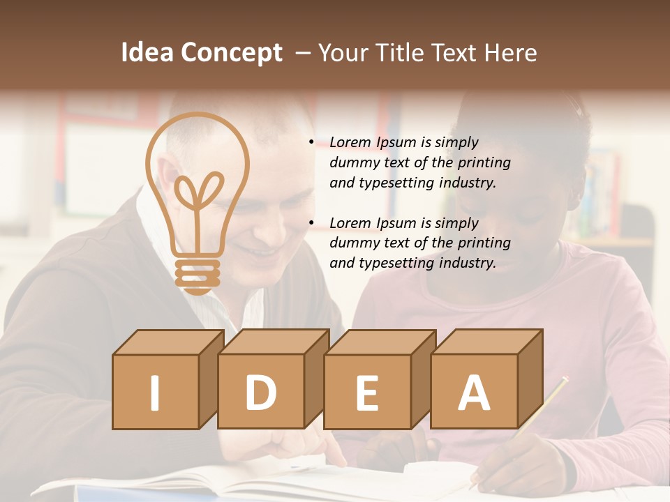 Learning Primary School Studying PowerPoint Template