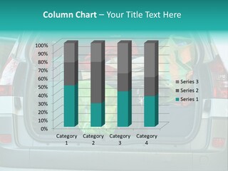 Overloaded Suitcase Departure PowerPoint Template