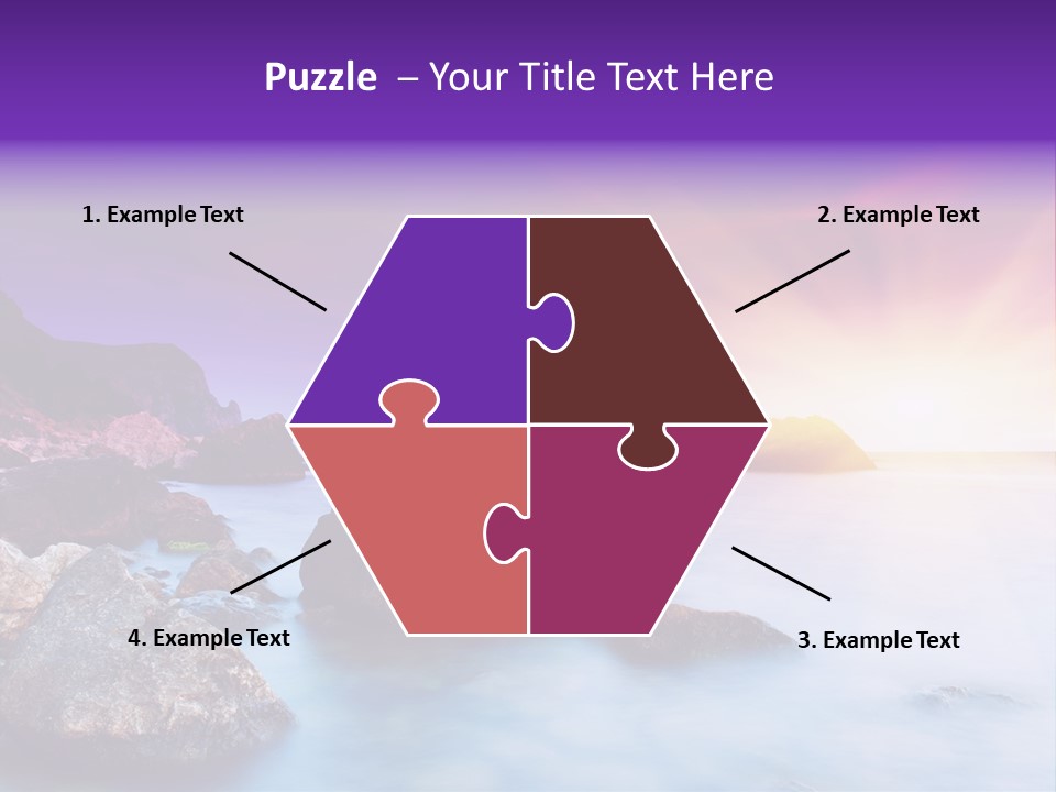 Bay Flora Environment PowerPoint Template