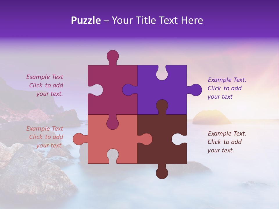 Bay Flora Environment PowerPoint Template