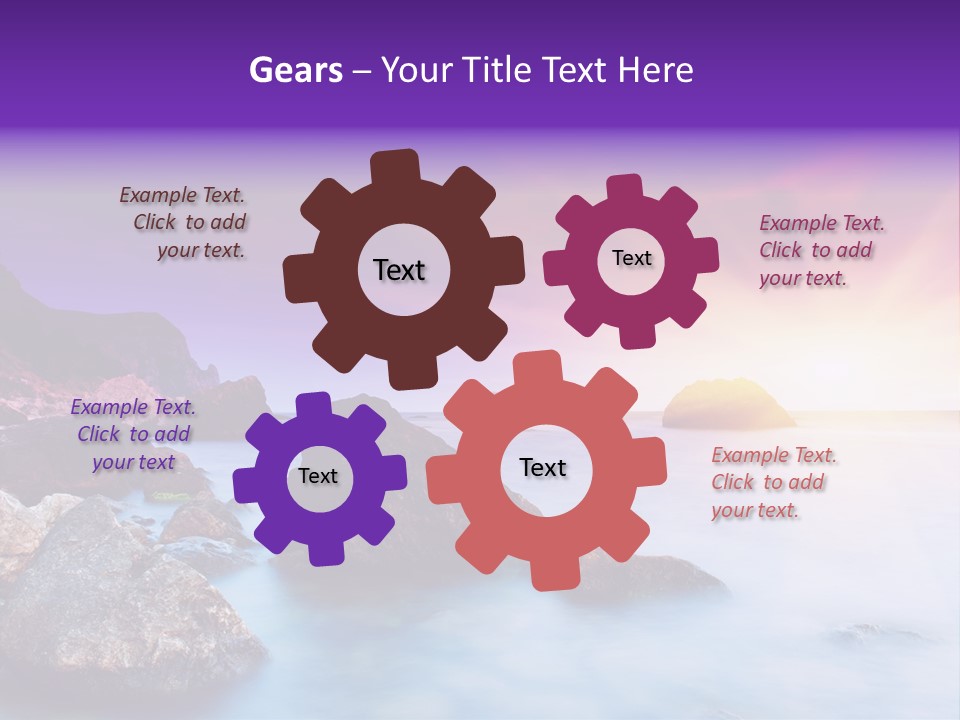 Bay Flora Environment PowerPoint Template