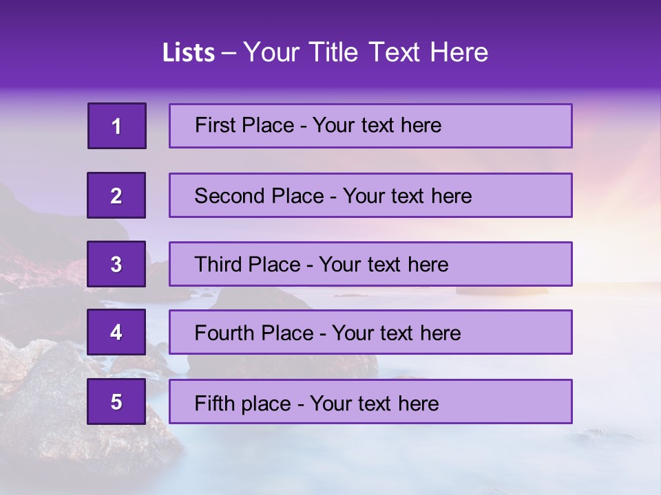 Bay Flora Environment PowerPoint Template