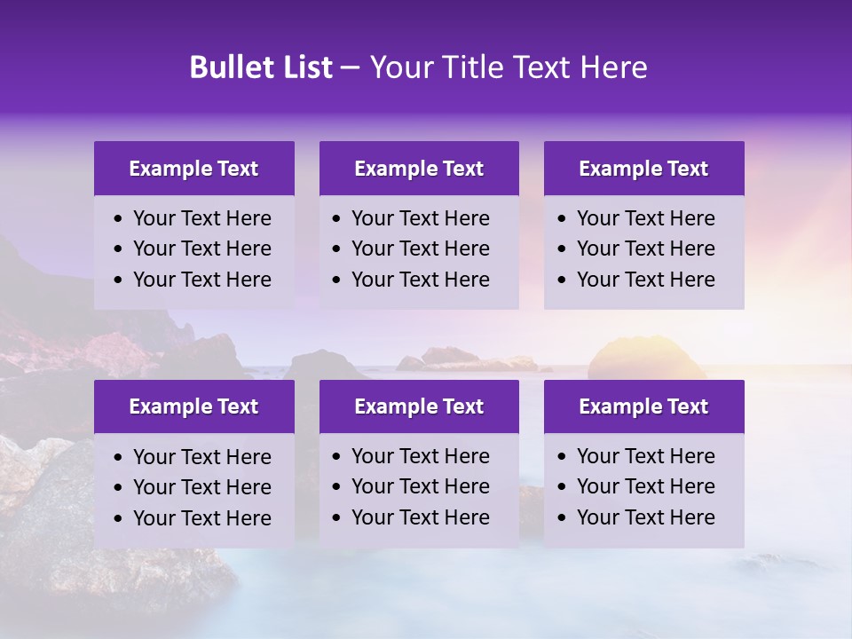 Bay Flora Environment PowerPoint Template