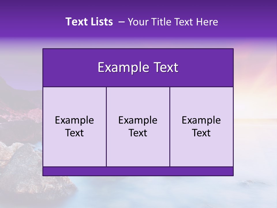 Bay Flora Environment PowerPoint Template