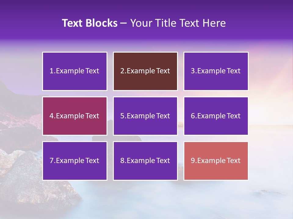 Bay Flora Environment PowerPoint Template