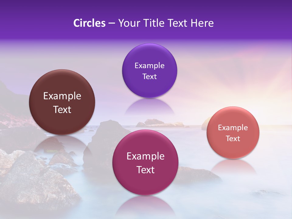 Bay Flora Environment PowerPoint Template