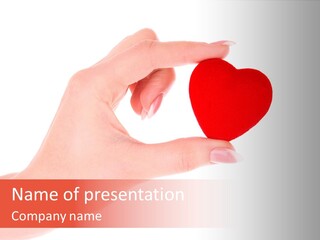 Hope Finger Celebration PowerPoint Template