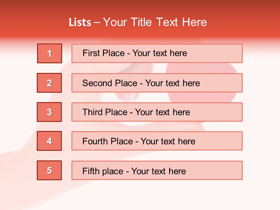 Hope Finger Celebration PowerPoint Template