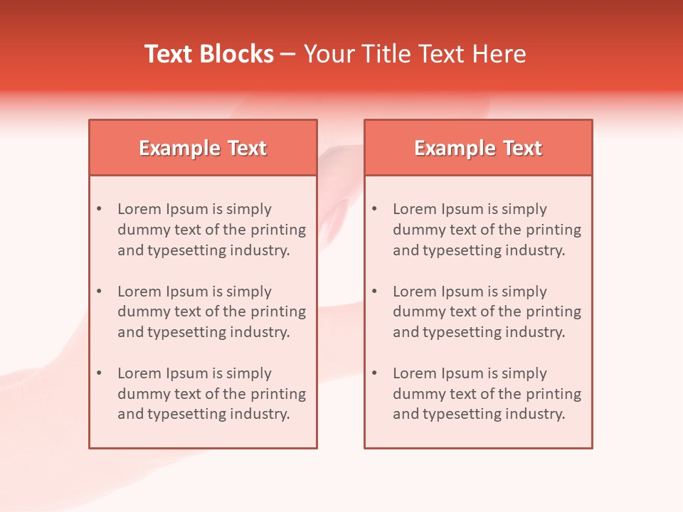 Hope Finger Celebration PowerPoint Template