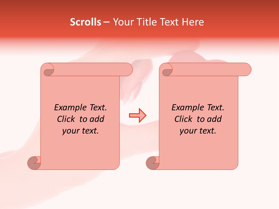 Hope Finger Celebration PowerPoint Template