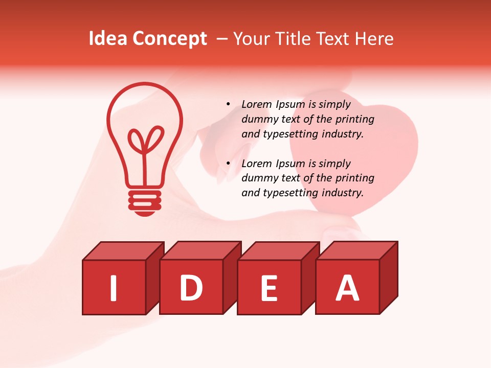 Hope Finger Celebration PowerPoint Template