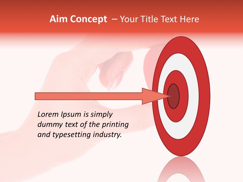 Hope Finger Celebration PowerPoint Template