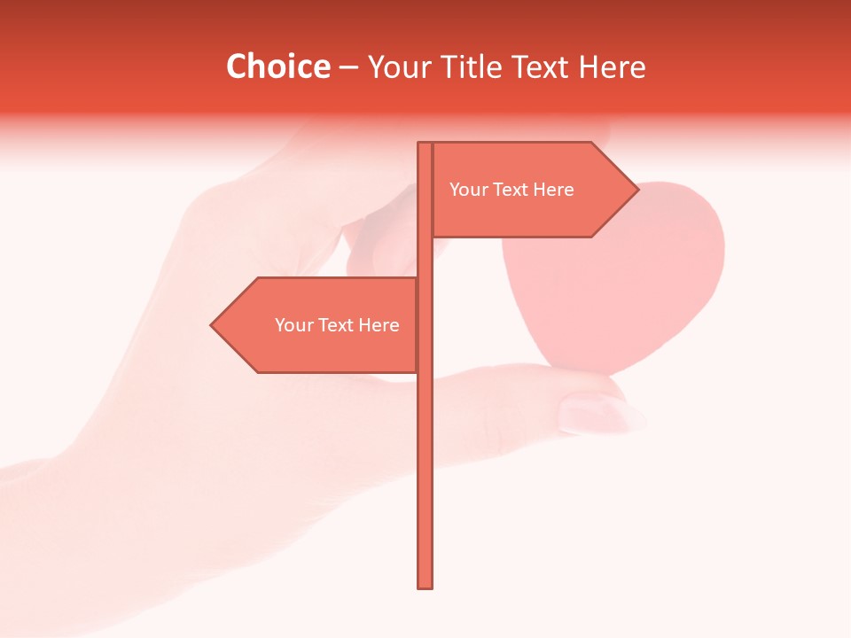 Hope Finger Celebration PowerPoint Template