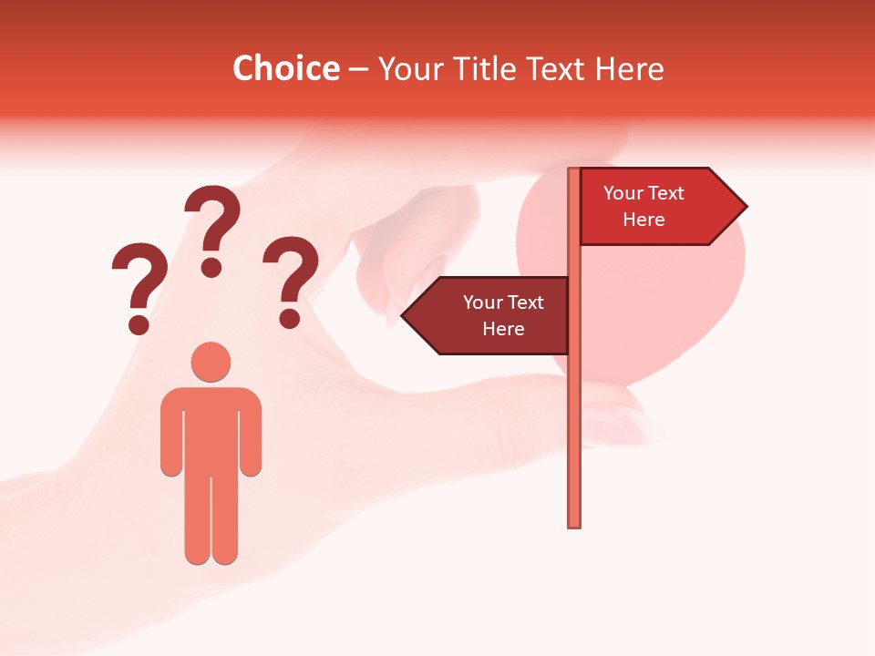 Hope Finger Celebration PowerPoint Template