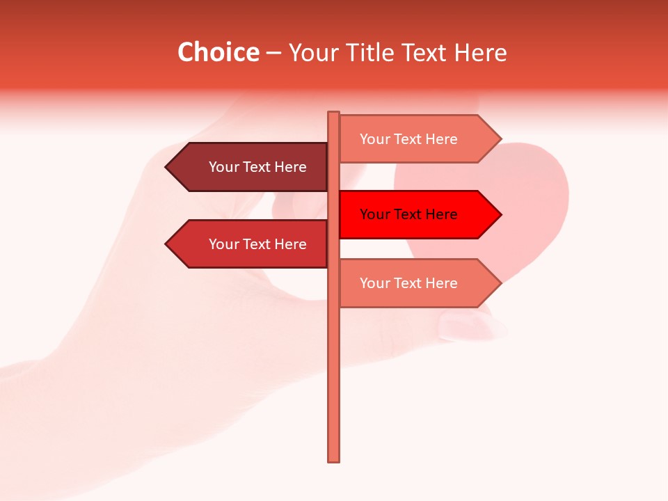 Hope Finger Celebration PowerPoint Template