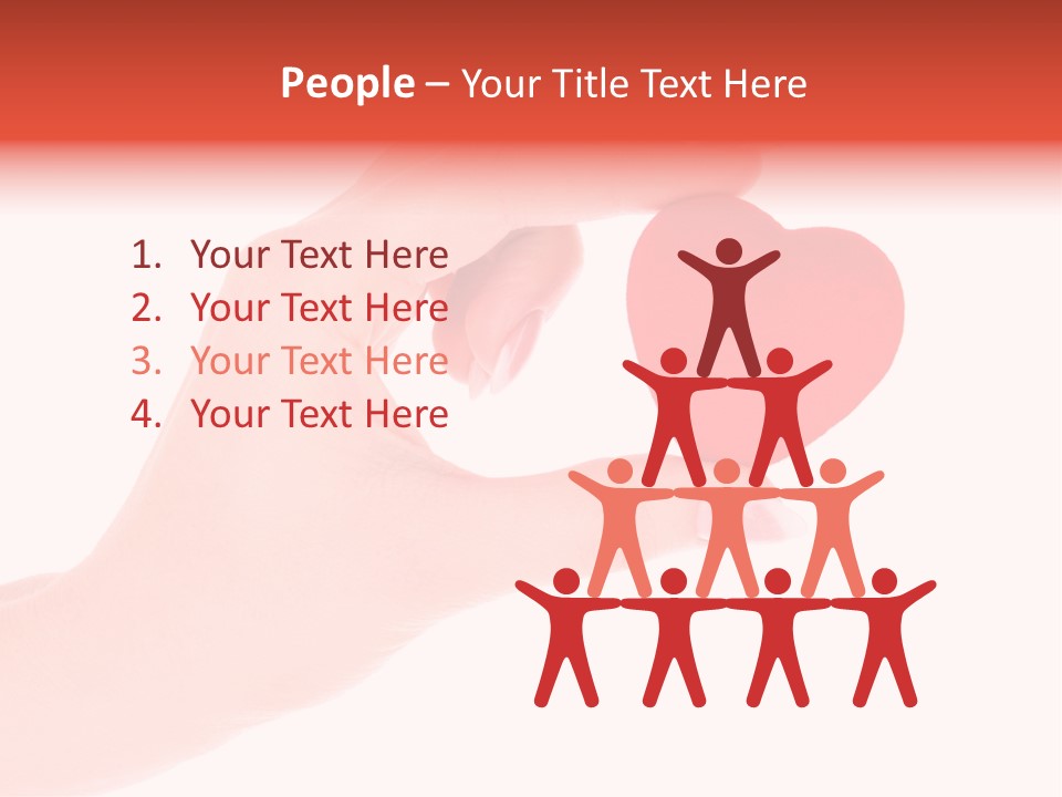 Hope Finger Celebration PowerPoint Template