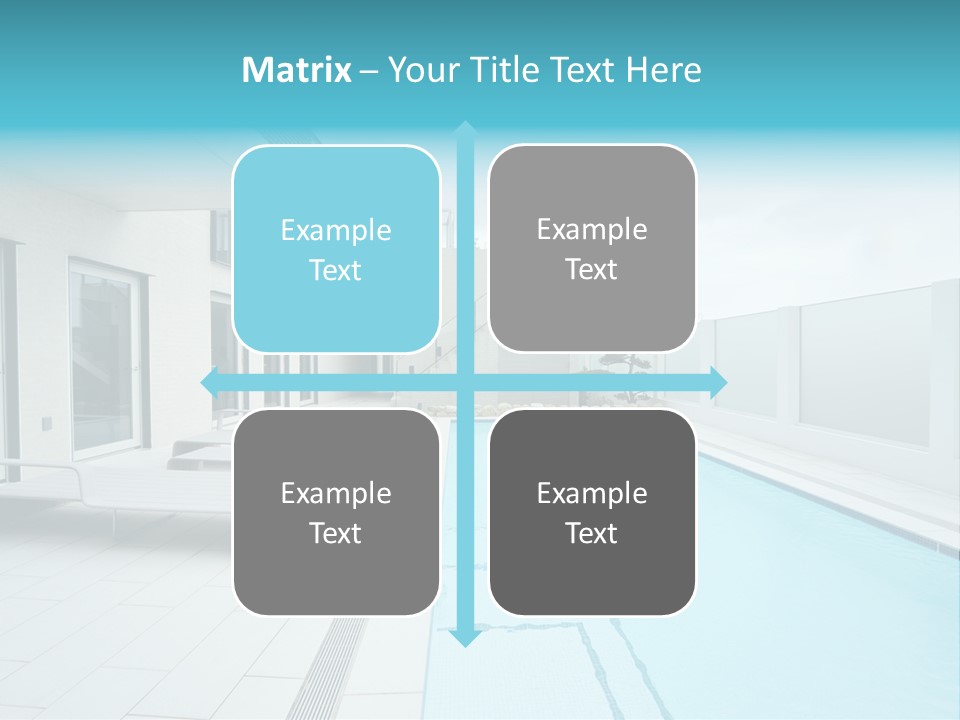 Colorful Romantic Blue PowerPoint Template