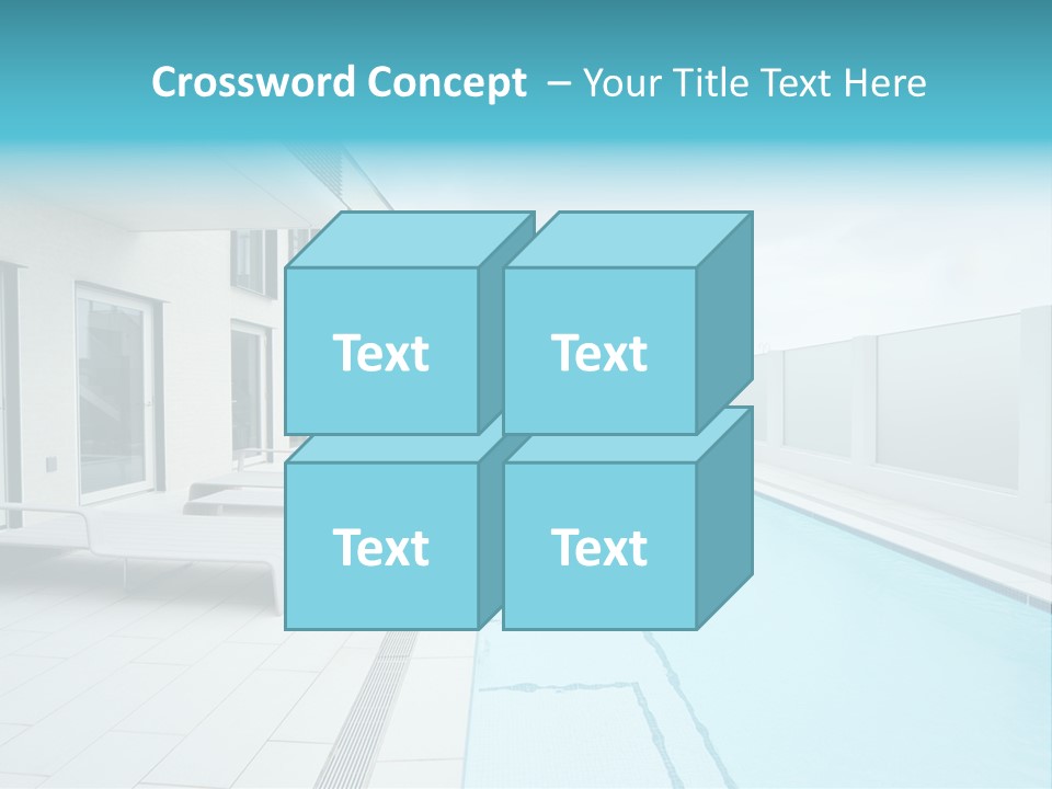 Colorful Romantic Blue PowerPoint Template
