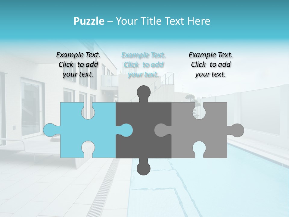 Colorful Romantic Blue PowerPoint Template