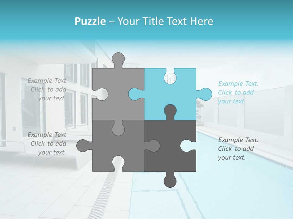 Colorful Romantic Blue PowerPoint Template