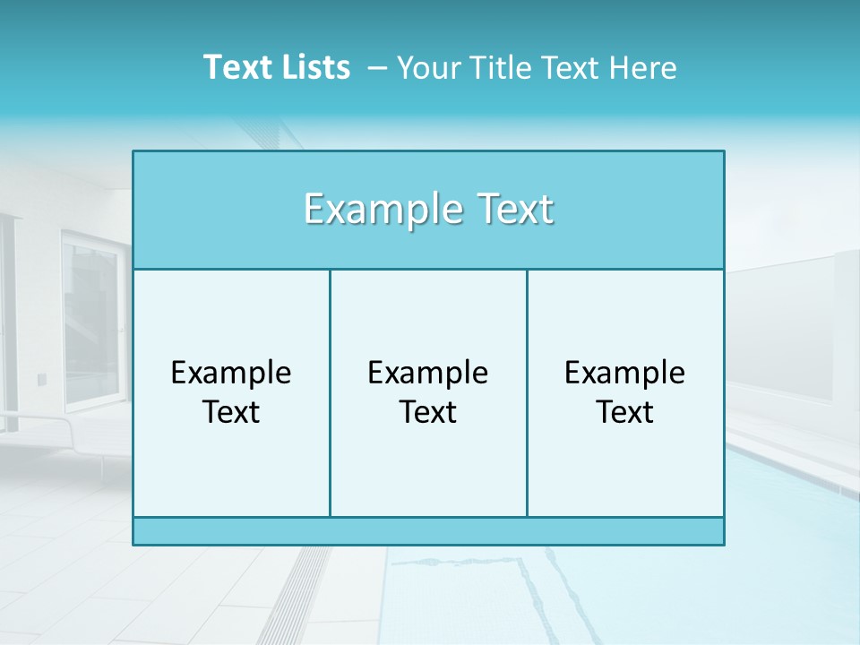 Colorful Romantic Blue PowerPoint Template
