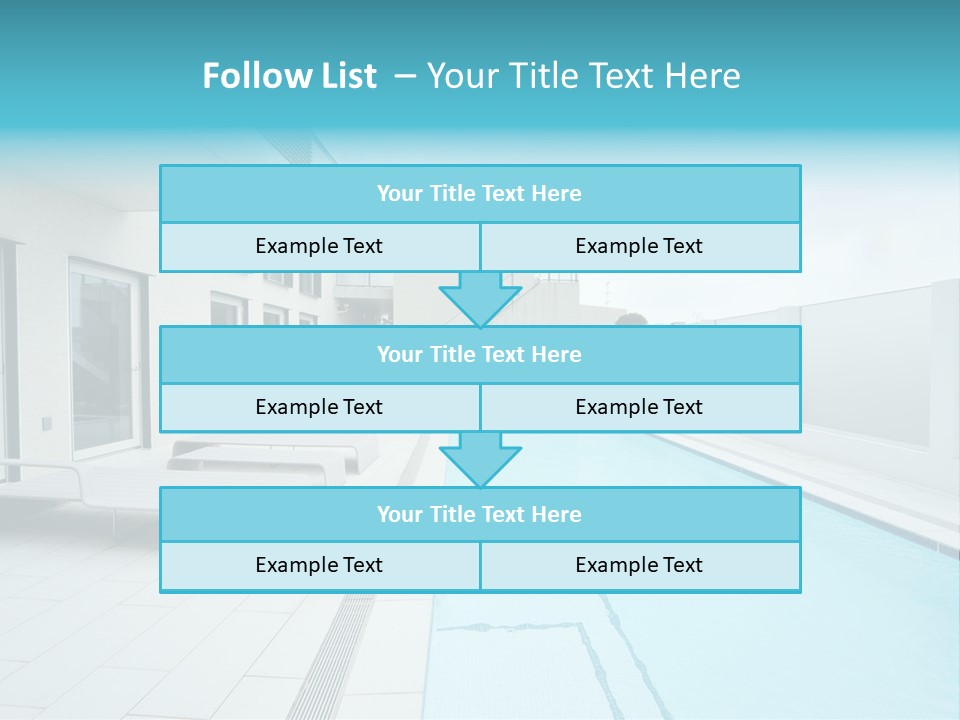Colorful Romantic Blue PowerPoint Template