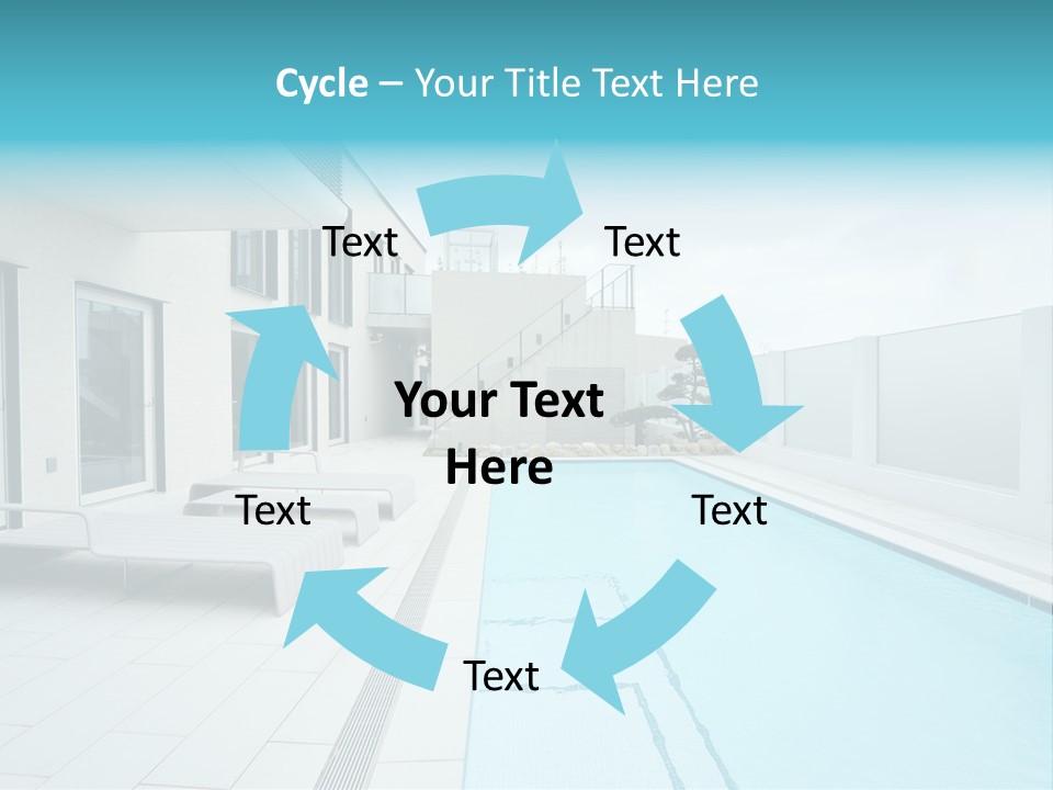 Colorful Romantic Blue PowerPoint Template