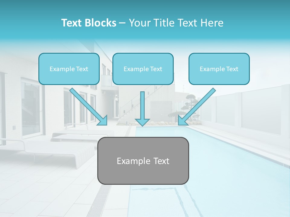 Colorful Romantic Blue PowerPoint Template