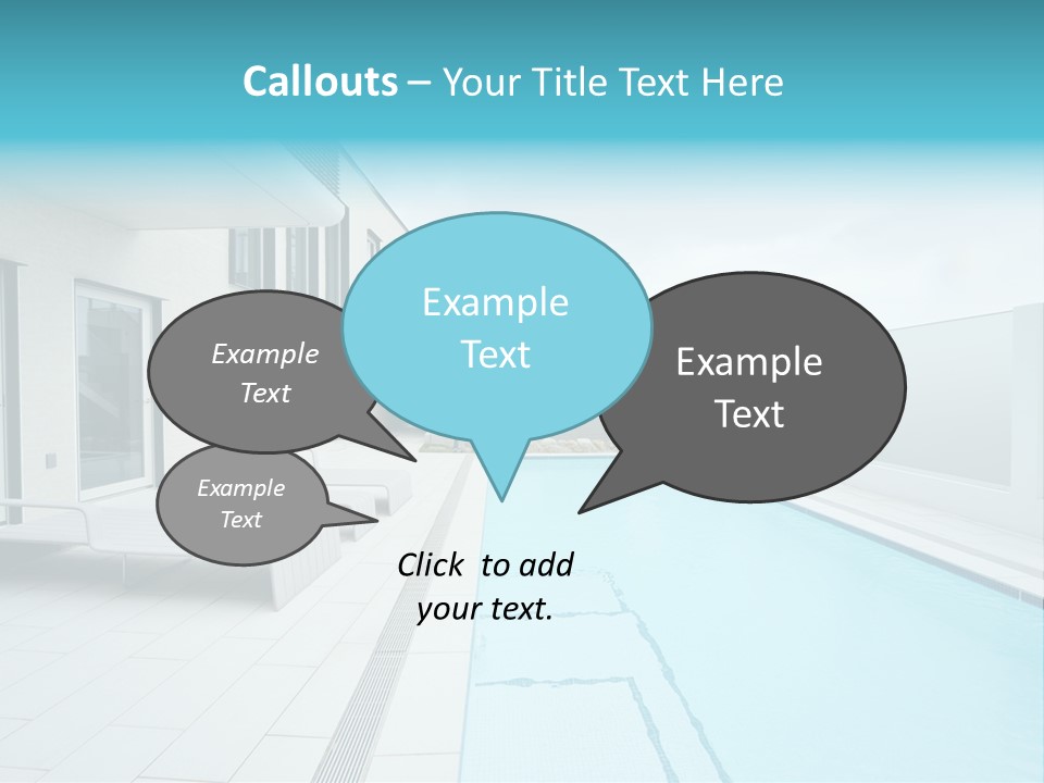 Colorful Romantic Blue PowerPoint Template