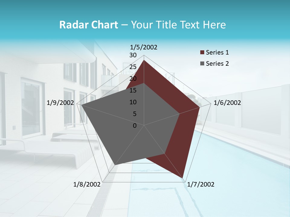 Colorful Romantic Blue PowerPoint Template