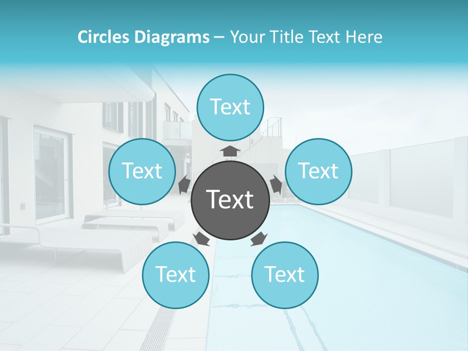 Colorful Romantic Blue PowerPoint Template