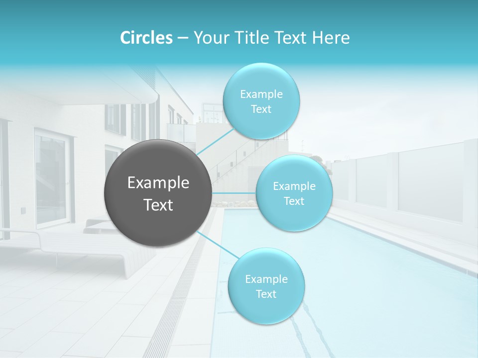 Colorful Romantic Blue PowerPoint Template